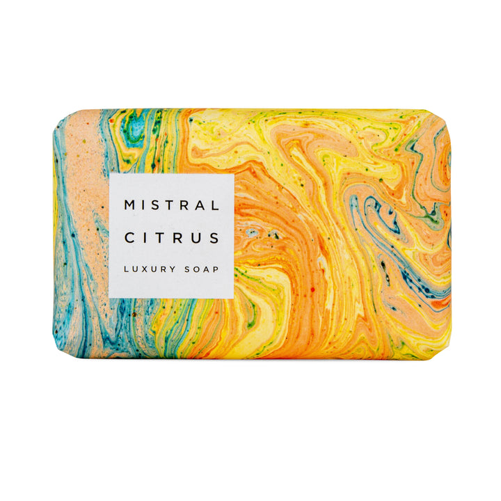 Mistral Citrus Marbles Bar Soap By Mistral at Moxie Boutique