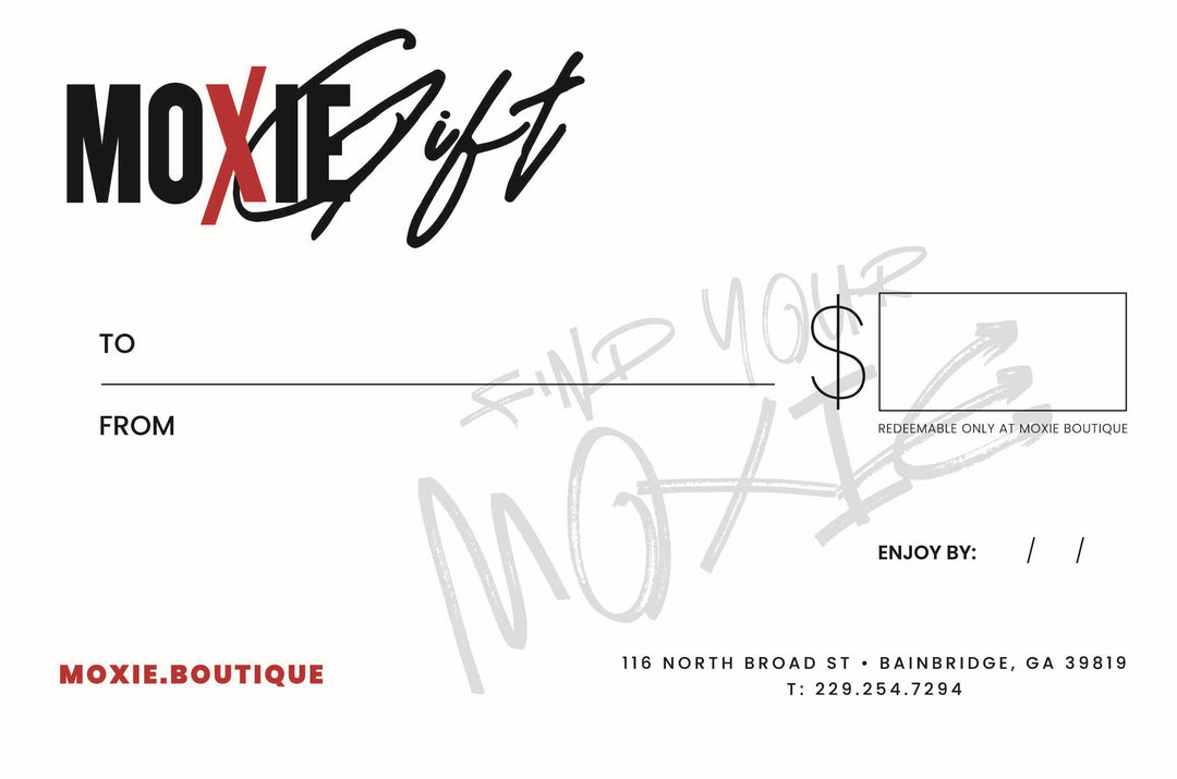 MOXIE Gift  Card