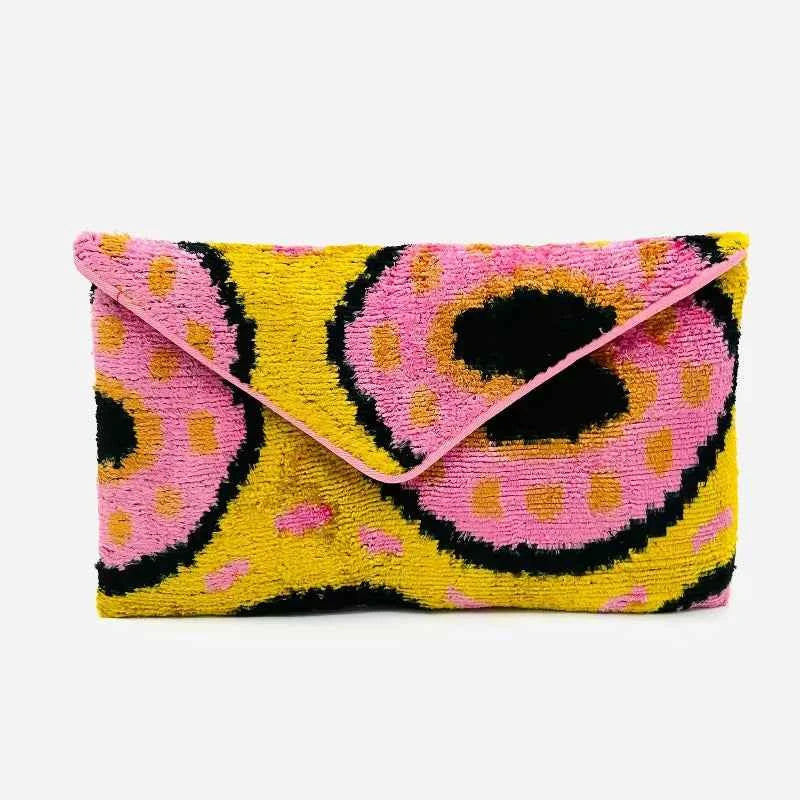 Neon Lemon Lime Lily Envelope By Baldiz