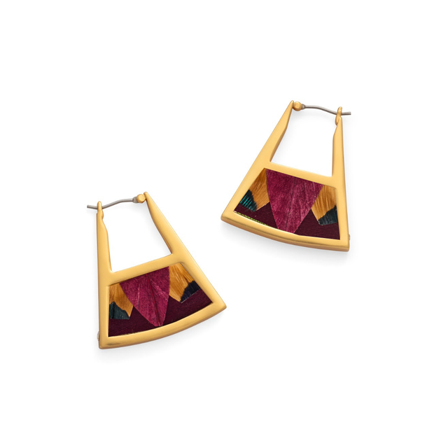 Charlotte Triangle Hoops By Brackish