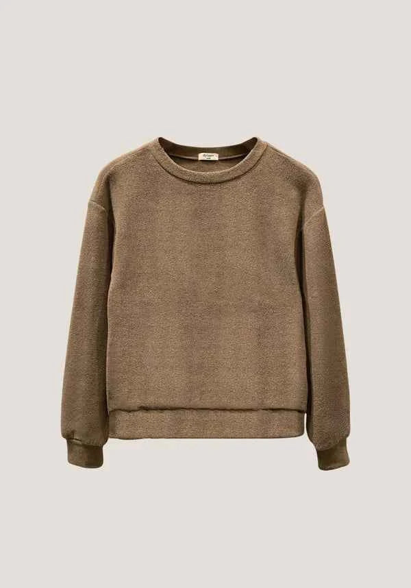 Pullover Brown Fleece By Dylan