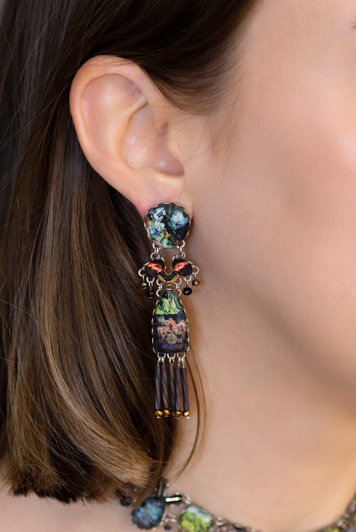 Mystic Lantern Long Earring By Ayala Bar