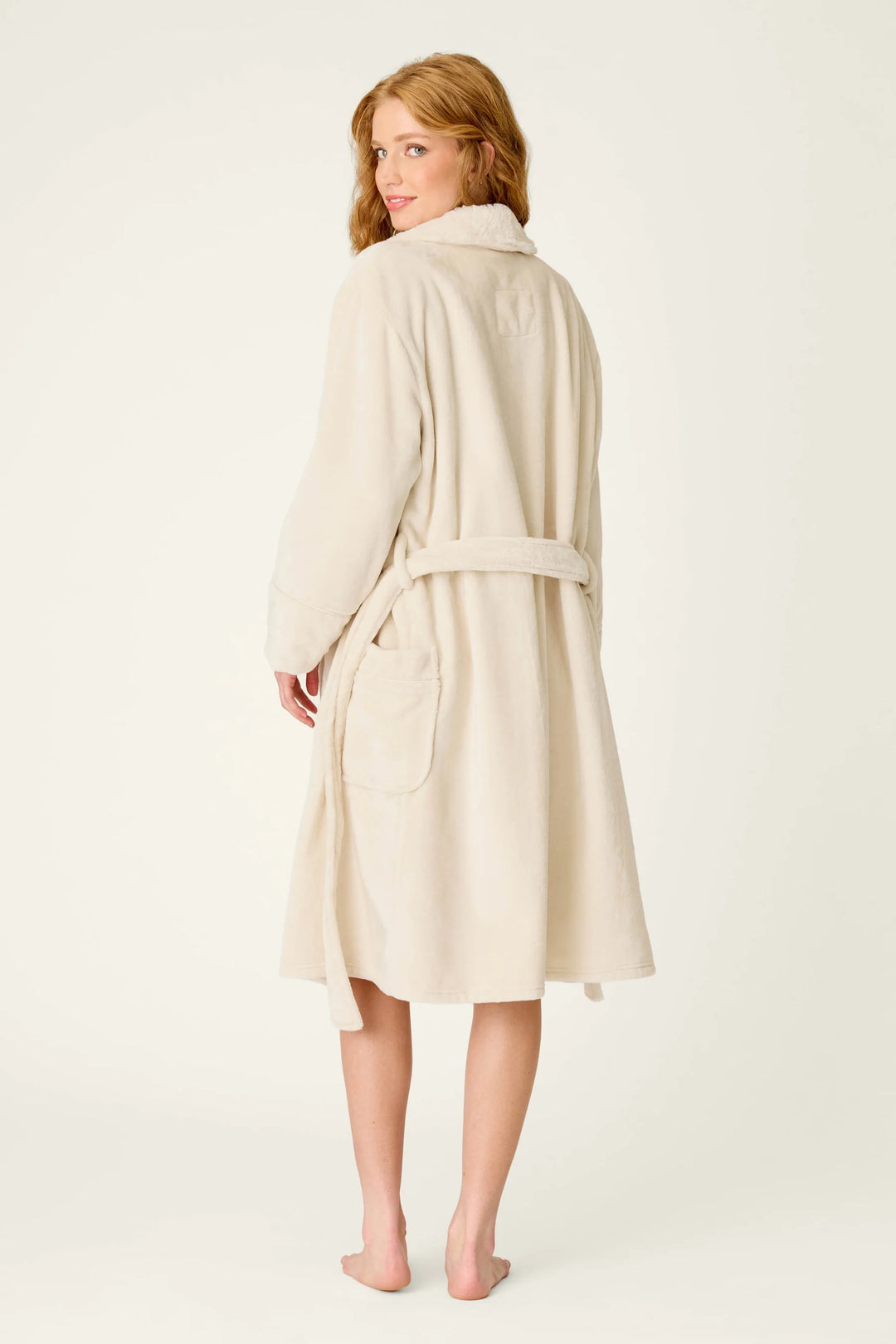 Luxe Plush Natural Robe By PJ Salvage