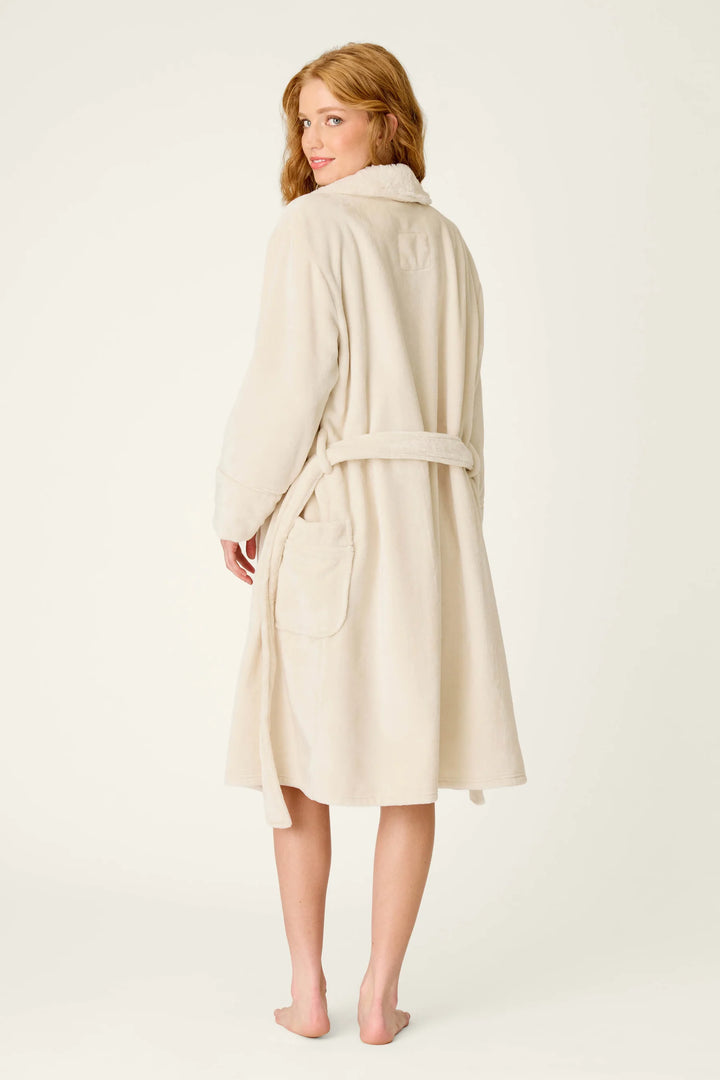 Luxe Plush Natural Robe By PJ Salvage