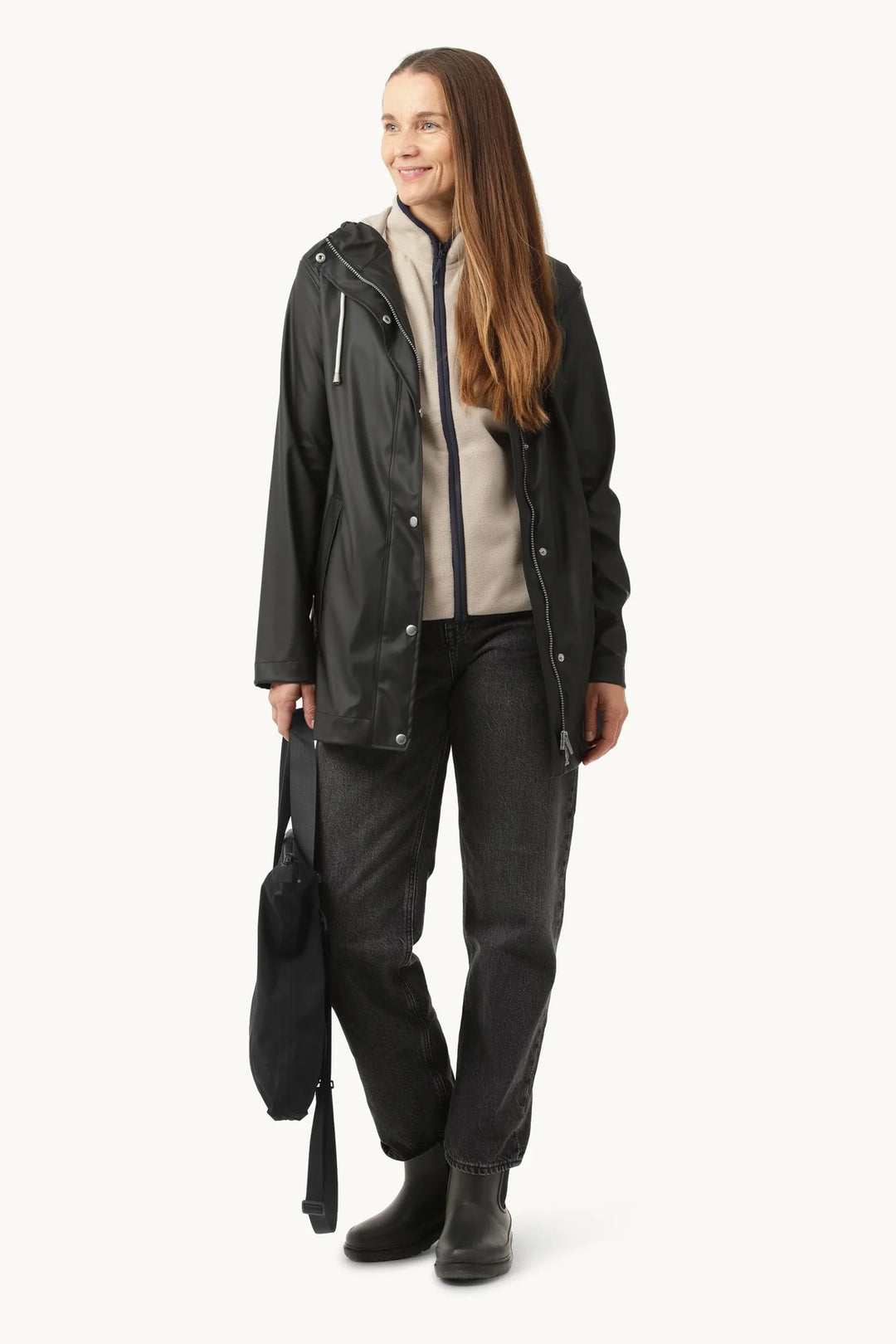 228 Raincoat Black Beauty By Ilse Jacobsen