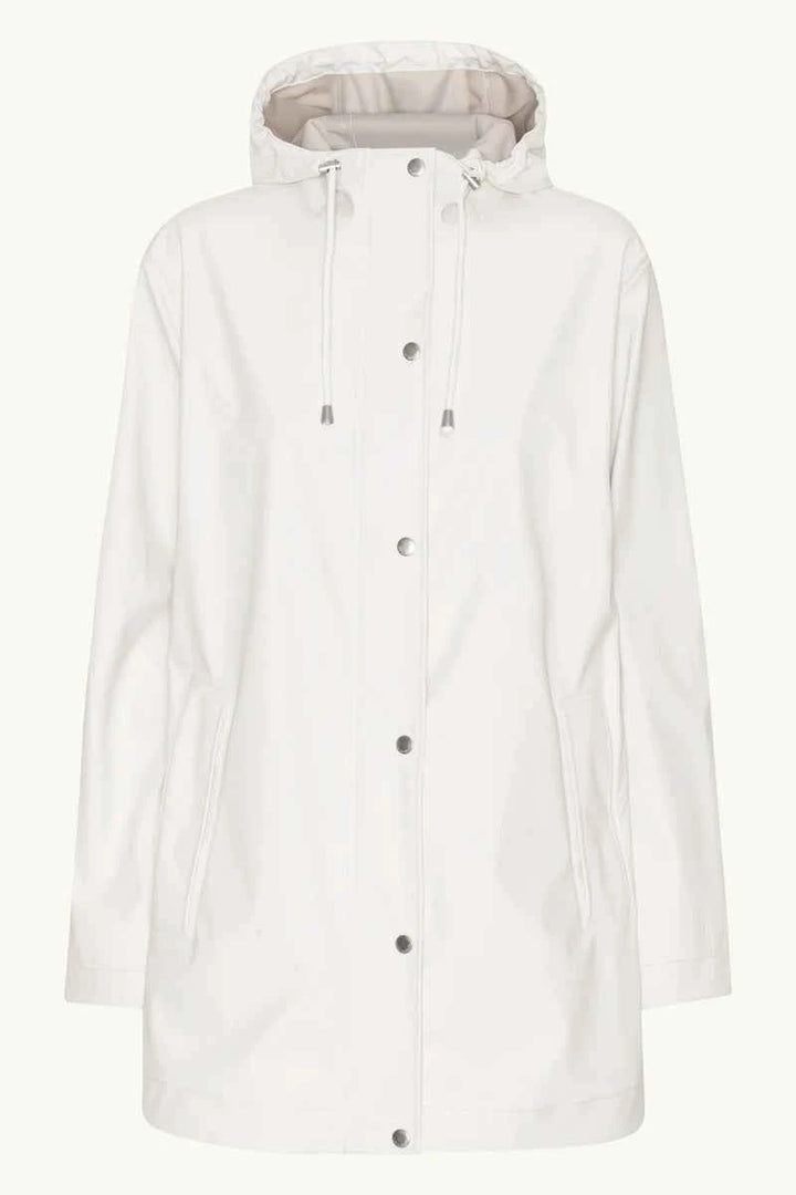 Rain Coat 228 Milk Cream Size 38 By Ilse Jacobsen
