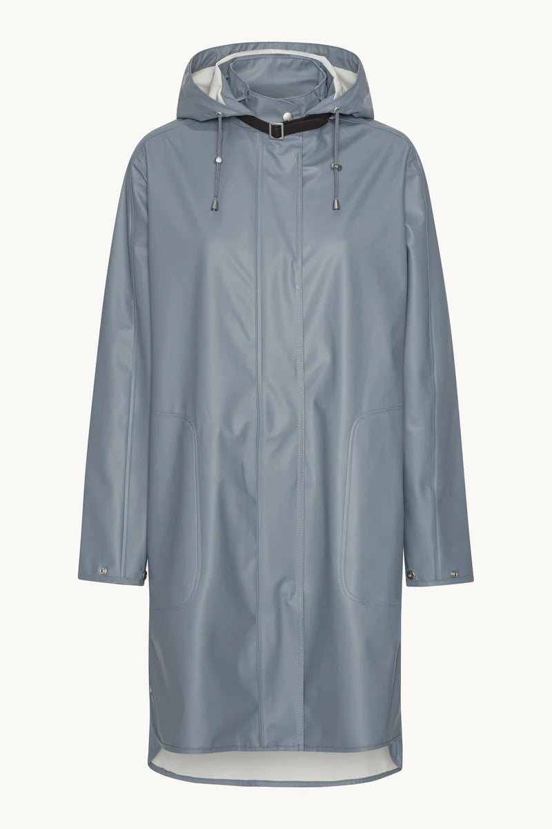 Rain Coat 71 Grey Blue By Ilse Jacobsen