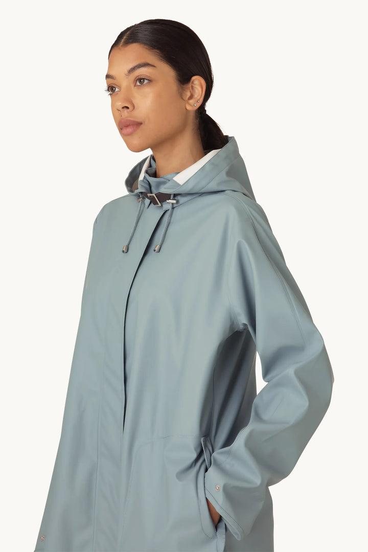 Rain Coat 71 Blue Cloud Size 38 By Ilse Jacobsen