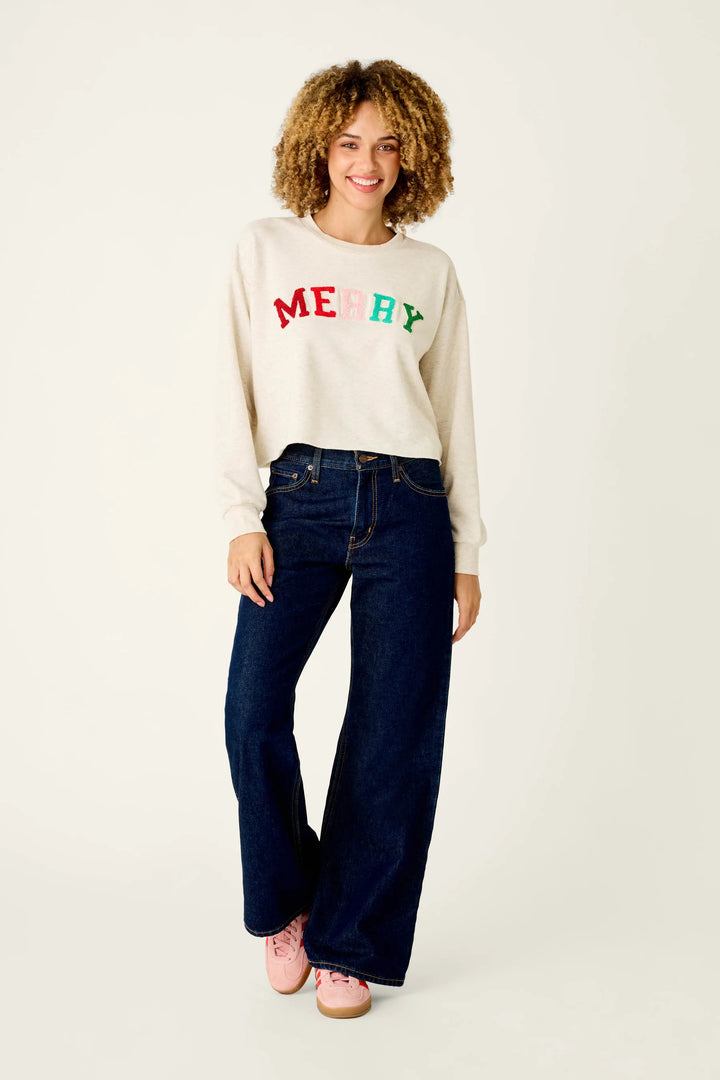 Very Merry Boucle' Sweatshirt By PJ Salvage