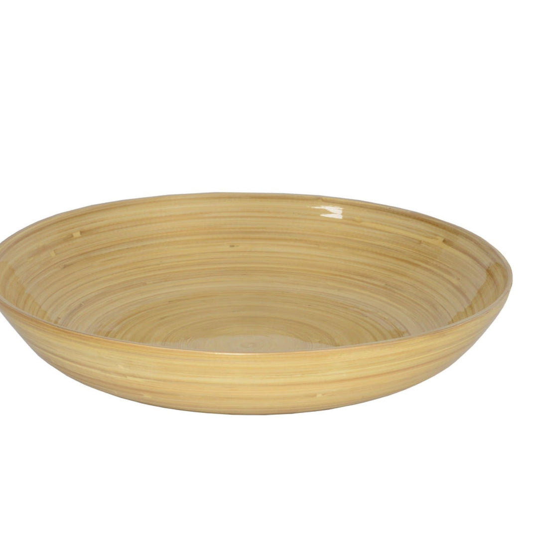 Bamboo Fruit Bowl Natural By Albert Punkt - Moxiebainbridge