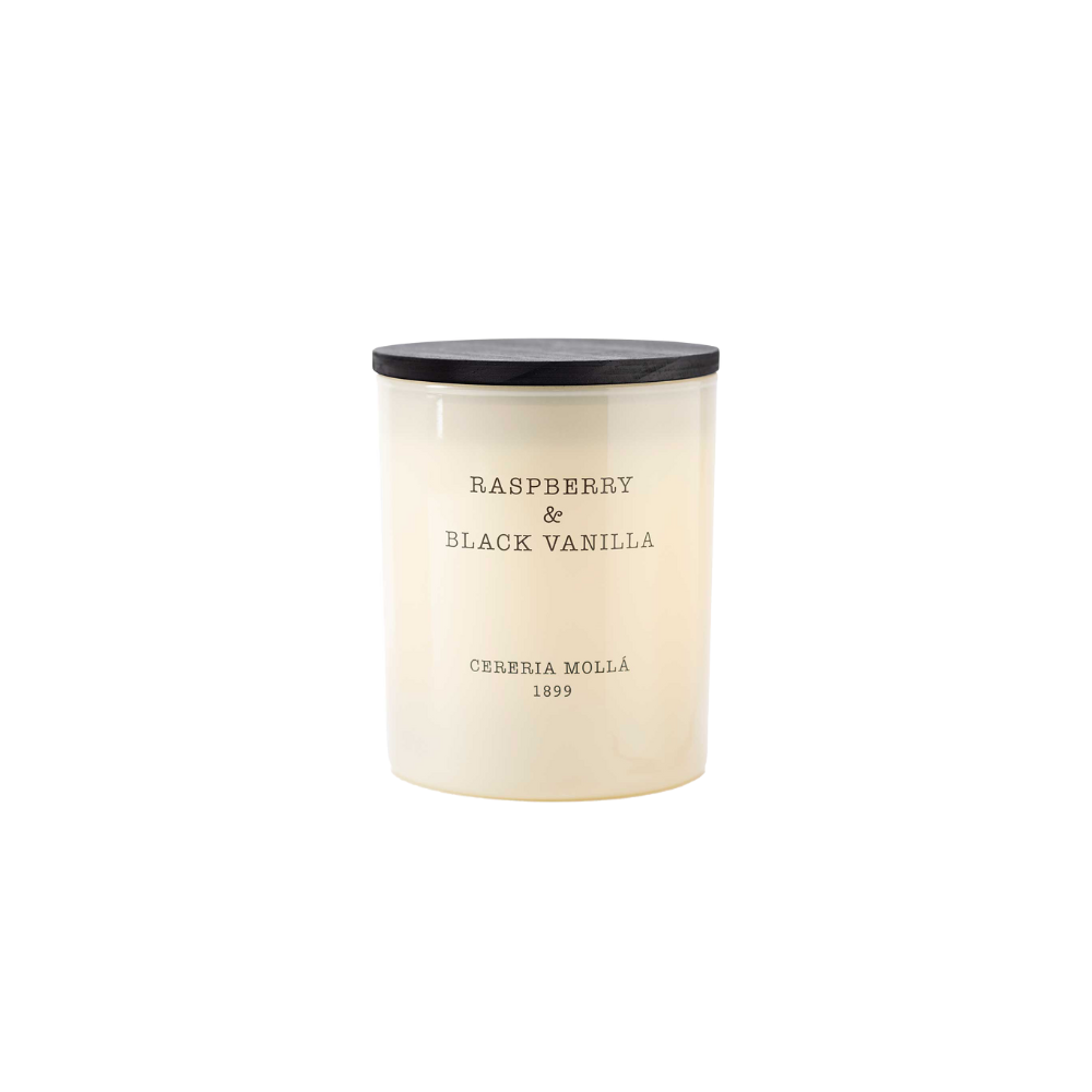 Raspberry & Black Vanilla Candle - Moxiebainbridge