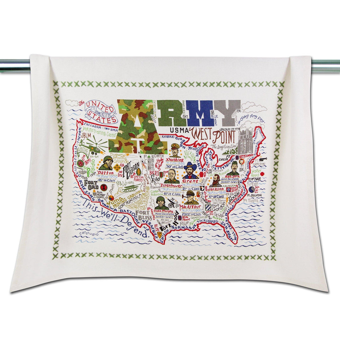 Army Dish Towel By Catstudio