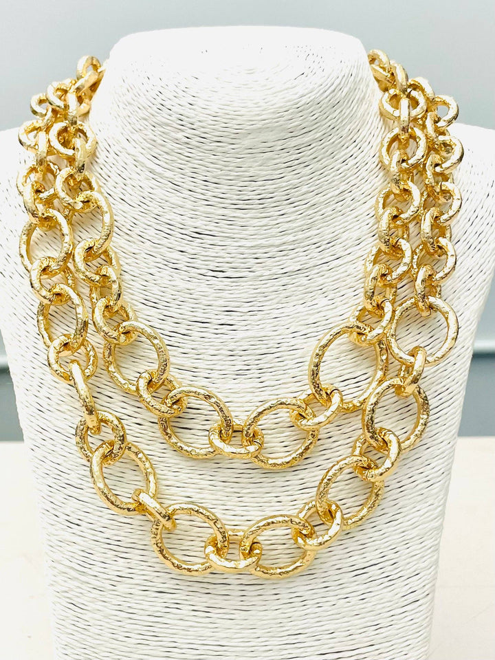CHIC - Double Layer Necklace (gold) BNK1217