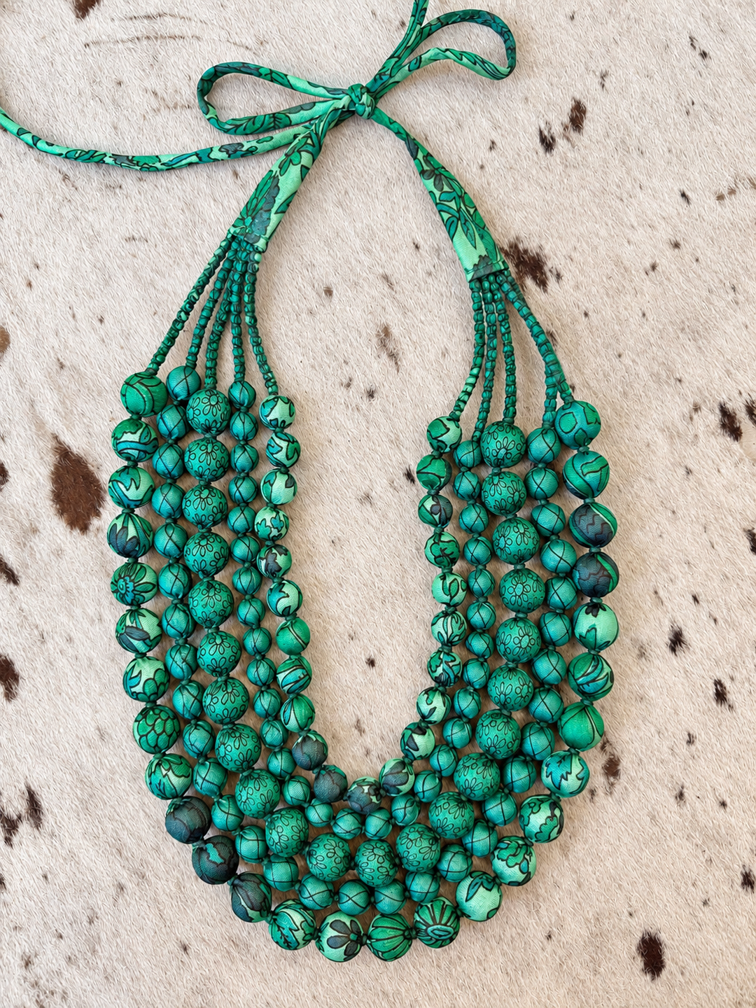 Sari Necklace 5 Strand By Suzani