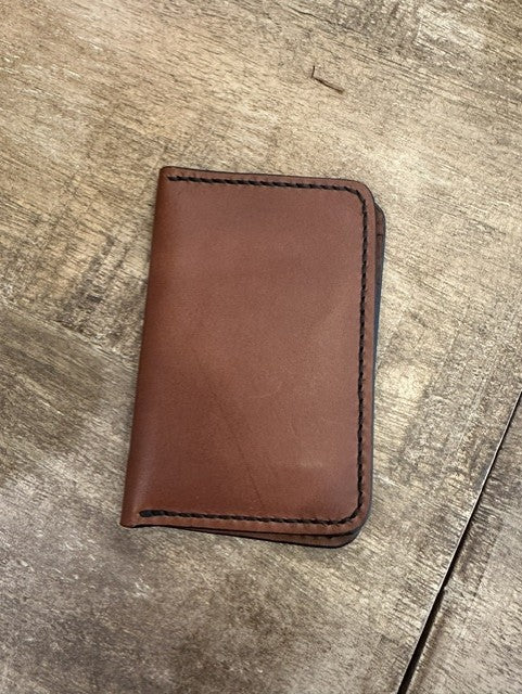 Brown Leather Card Holder By Bear Hill
