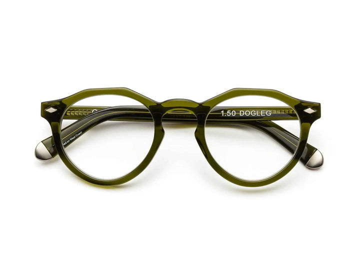 Dogleg Readers Heritage Green 1.50 By Caddis