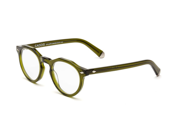Dogleg Readers Heritage Green 1.50 By Caddis at Moxie Boutique