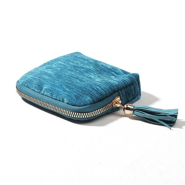Jewelry Organizer Tassel Zip Double Layer Pouch By Golden Hour Boutique