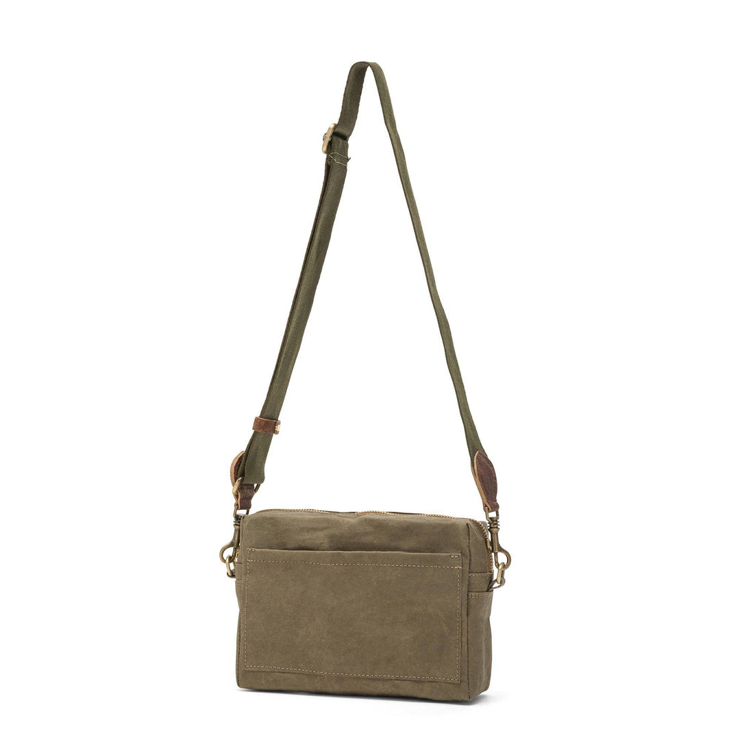 TRACOLLA CROSSBODY BAG LARGE: Metallic Black