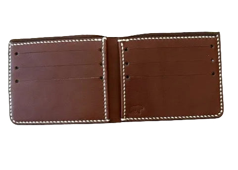 Brown Hipster Leather Wallet By Bear HIll