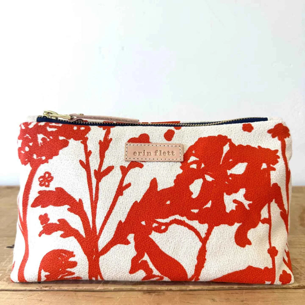 Laura Pouch Flaggy Meadow Orange by Erin Flett