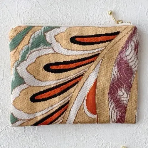 Japanese Kimono Silk Mini Pouch By House of Shokunin