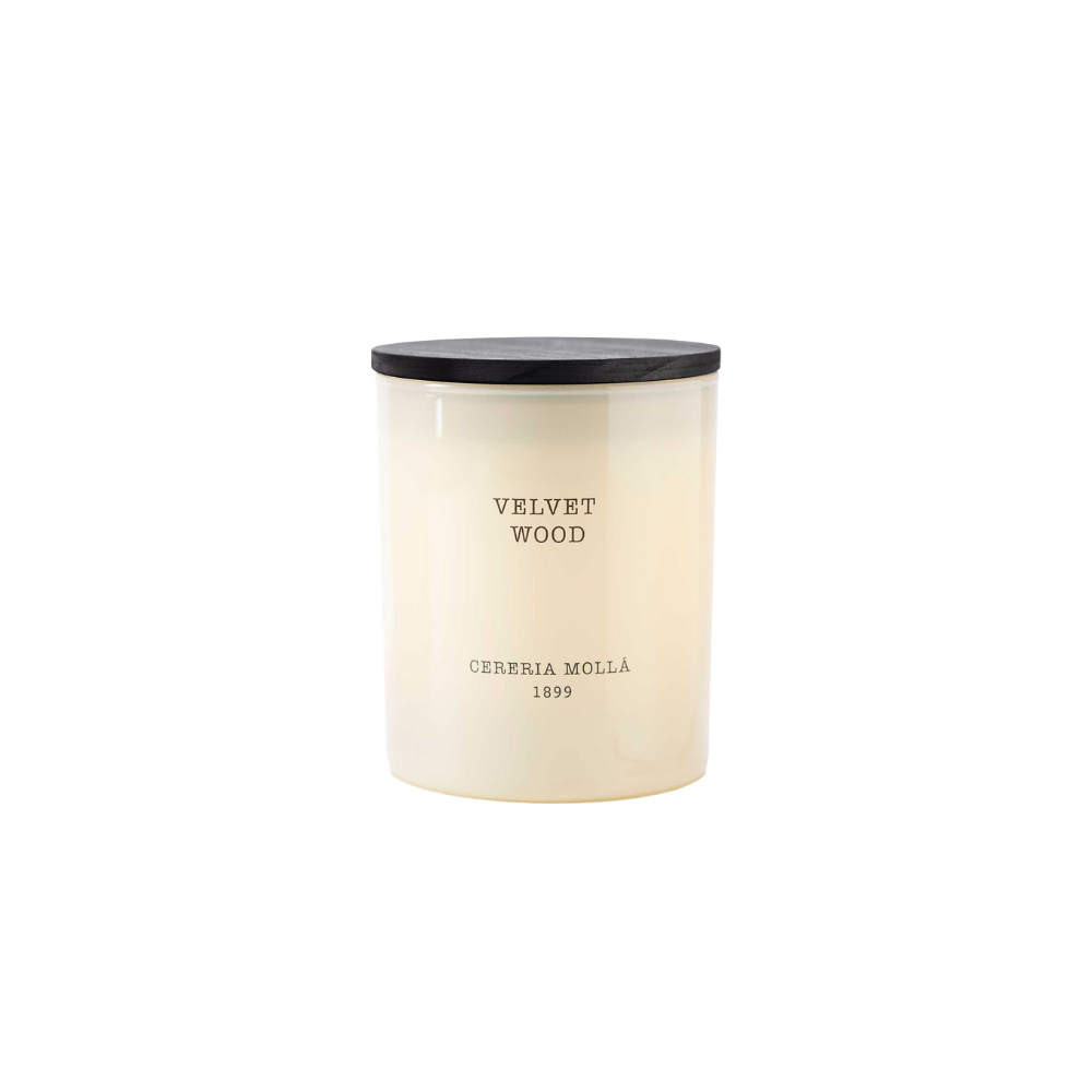 Velvet Wood Candle - Moxiebainbridge