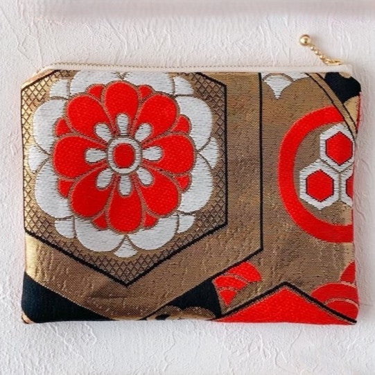 Japanese Kimono Silk Mini Pouch By House of Shokunin