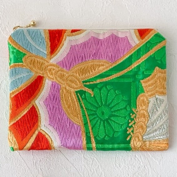 Japanese Kimono Silk Mini Pouch By House of Shokunin