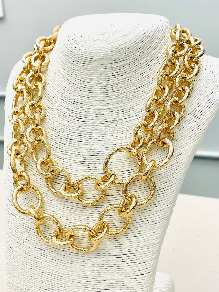 CHIC - Double Layer Necklace (gold) BNK1217