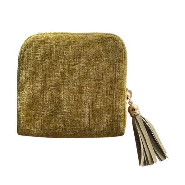 Jewelry Organizer Tassel Zip Double Layer Pouch By Golden Hour Boutique