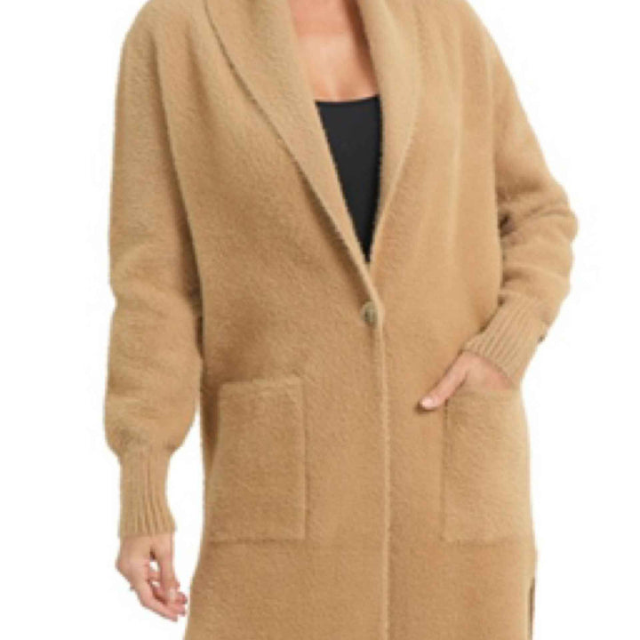 Lauren Cardigan Camel By Love Token - Moxiebainbridge