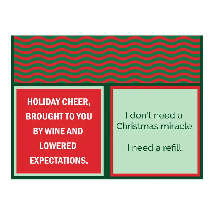 Original Two Sided Cocktail Napkins "I don't need"...By Drinks On Me