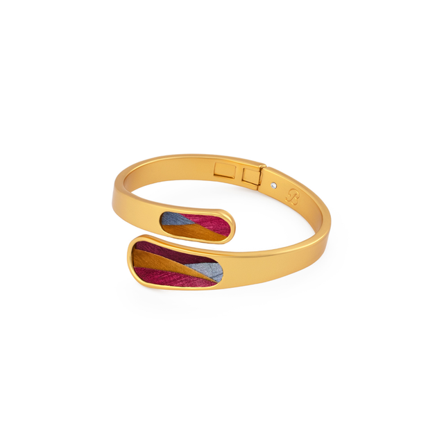 Lucy Bezel Hinge Cuff By Brackish