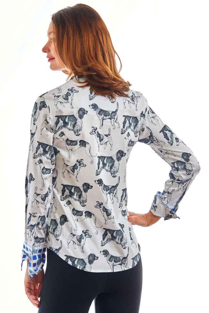 Rome Shirt Doggie Long Sleeve By Dizzie Tizzie
